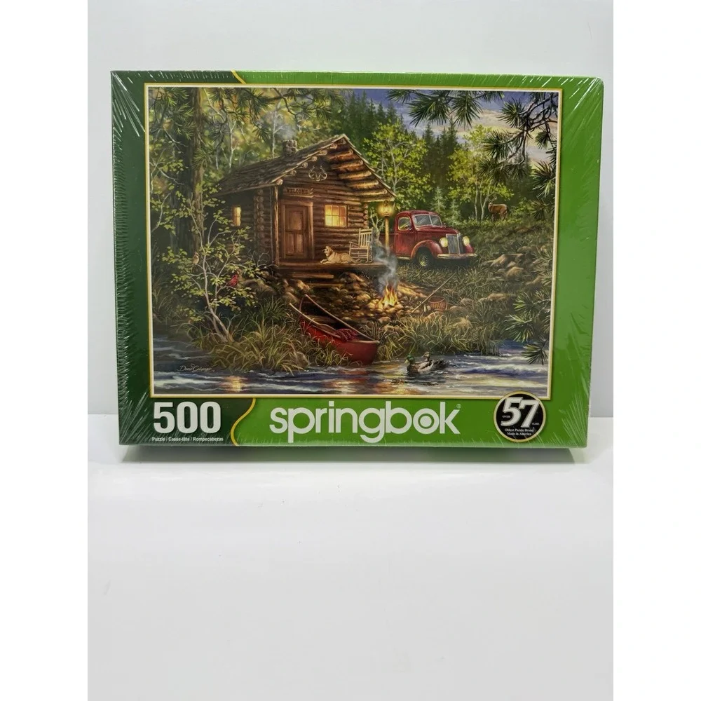 Springbok Cozy Cabin Life 500 Piece Jigsaw Puzzle 18